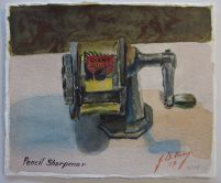 Old pencil sharpener from days gone past.