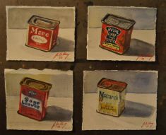 The folks in the 1950s and '60s made things to last. Here are four Spice canisters of various brands which reflect a different time.
